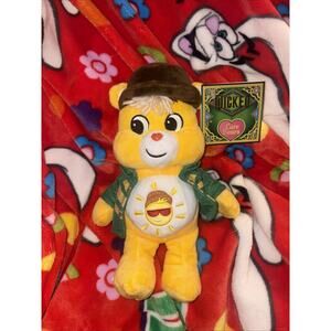 2025 Care Bears x Wicked - Funshine Bear as the Scarecrow 9" Plush Stuffed - NWT